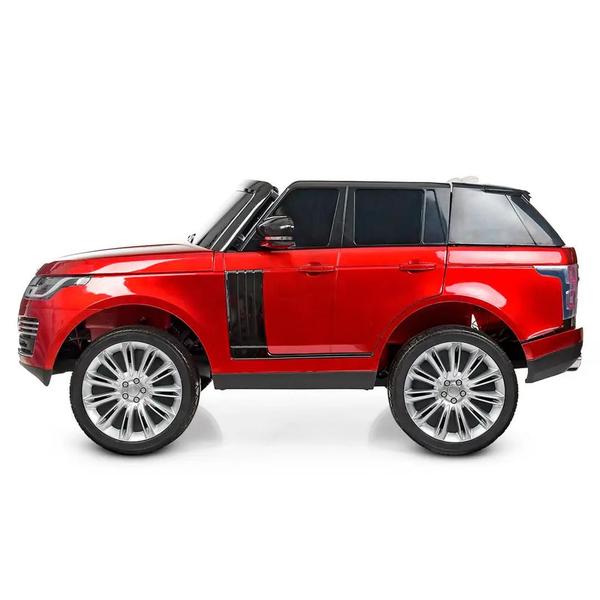 Imagem de Mini Land Rover Carro Elétrico Infantil Mini Range Evoque A Bateria Brinquedo de 2 Lugares Criança Motorizado Vermelho 24V Caminhonete