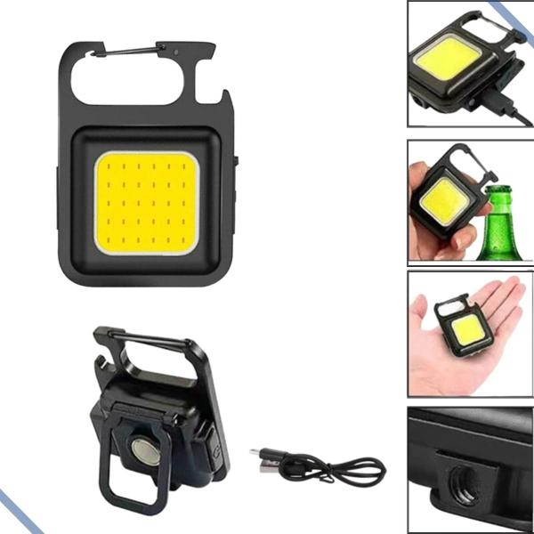 Imagem de Mini Lanterna Led Portátil Recarregável Chaveiro Shocklight