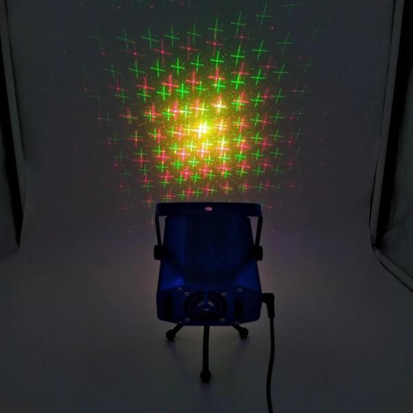 Imagem de Mini Laser Projetor Led Holográfico Stage Lighting + Fonte