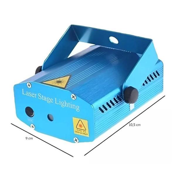 Mini Laser Stage Lighting Projetor Raio Holografico Dj Festa - Mini Projetor Imagem de Mini Laser Stage Lighting Projetor Raio Holografico Dj Festa