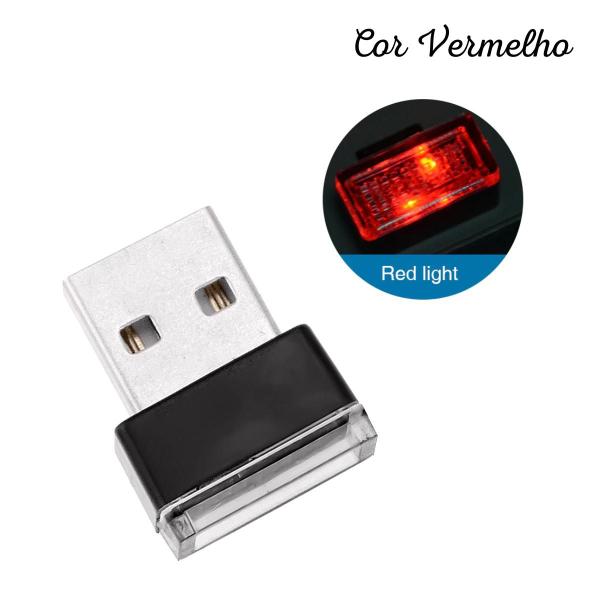 Imagem de Mini LED Luz Auxiliar USB - 1 Und