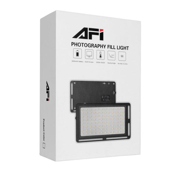 Imagem de Mini LED para Fotografia com Bateria Interna - AFI LR-11 Rosa