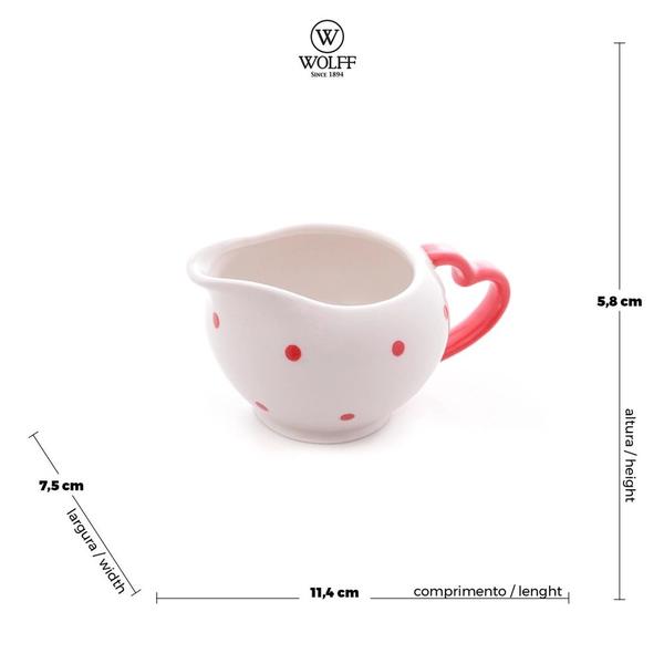 Imagem de Mini Leiteira Porcelana Petit Pois 150ml