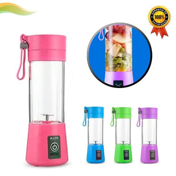 Mini Liquidifcador USB Portátil Individual Sucos Vitaminas - Lelong Imagem de Mini Liquidifcador USB Portátil Individual Sucos Vitaminas