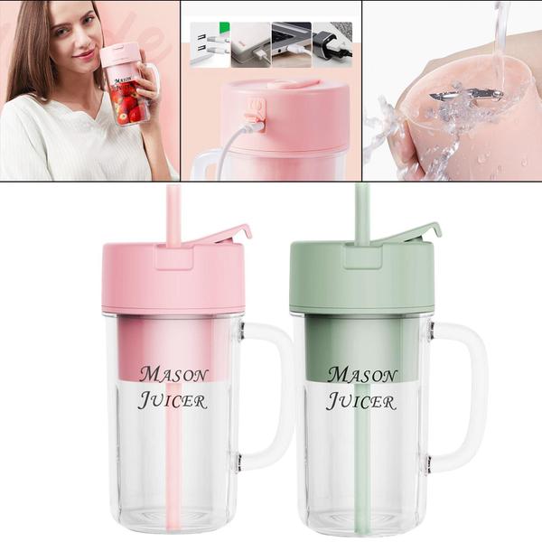 Mini Liquidificador 300ML Portátil 1200mAh USB Recarregável Copo Misturador Elétrico De Suco De Frutas - COPO LIQUIDIFICADOR Imagem de Mini Liquidificador 300ML Portátil 1200mAh USB Recarregável Copo Misturador Elétrico De Suco De Frutas