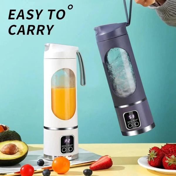 Mini Liquidificador Copo Mixer Elêtrico Batedor Juice Frutas - GARRAFA E MINI LIQUIDIFICADOR Imagem de Mini Liquidificador Copo Mixer Elêtrico Batedor Juice Frutas