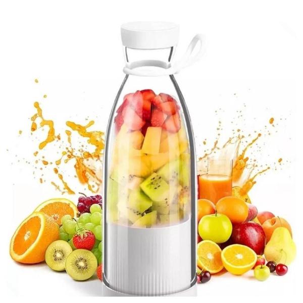 Imagem de Mini Liquidificador Copo Mixer Elêtrico Batedor Shake 420 Ml