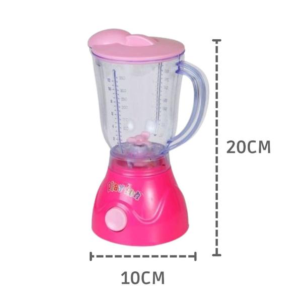 Imagem de Mini Liquidificador de Brinquedo Faz de Conta Com Luz e Movimento