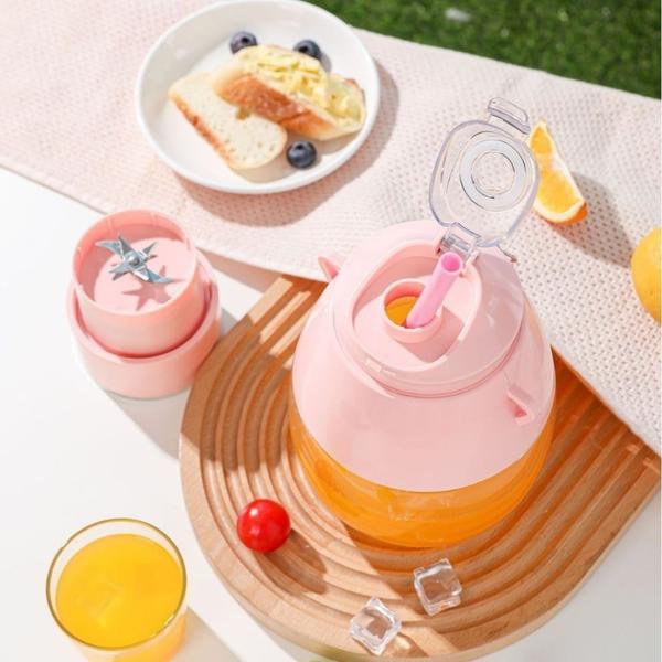 Mini liquidificador Elétrico Portátil Duas Funções 380ml - Vencedor Imagem de Mini liquidificador Elétrico Portátil Duas Funções 380ml - Vencedor