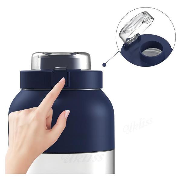 Mini Liquidificador Mixer Espremedor Juicer Portátil 800 Ml - Tomate Imagem de Mini Liquidificador Mixer Espremedor Juicer Portátil 800 Ml