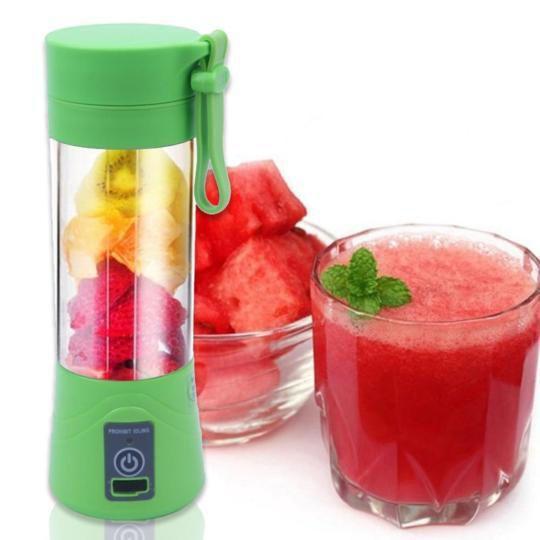 Mini Liquidificador Mixer Juice Garrafa Portátil USB Recarregável 6 Lâminas - Lelong Imagem de Mini Liquidificador Mixer Juice Garrafa Portátil USB Recarregável 6 Lâminas