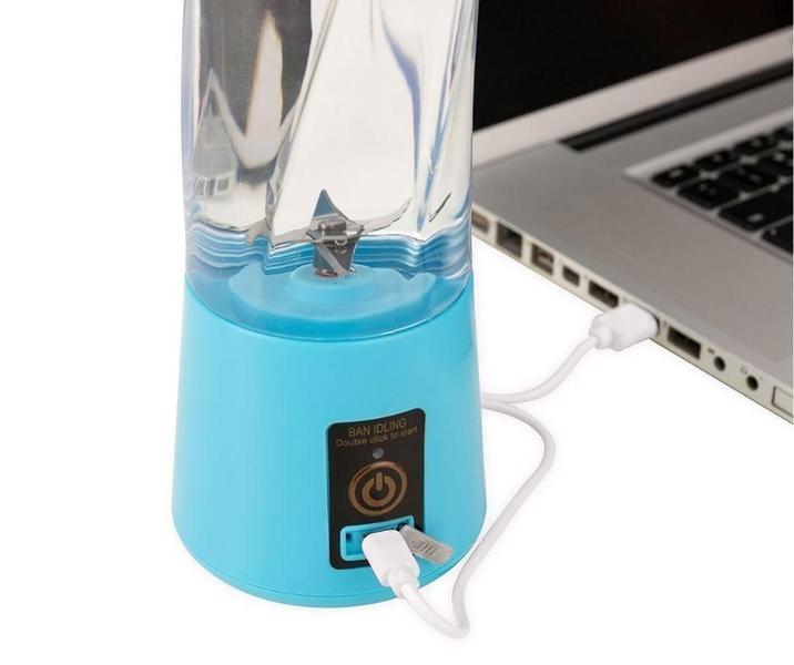 Mini Liquidificador Mixer Portáti Shake Squeeze Recarregável - No Hm 03 Imagem de Mini Liquidificador Mixer Portáti Shake Squeeze Recarregável