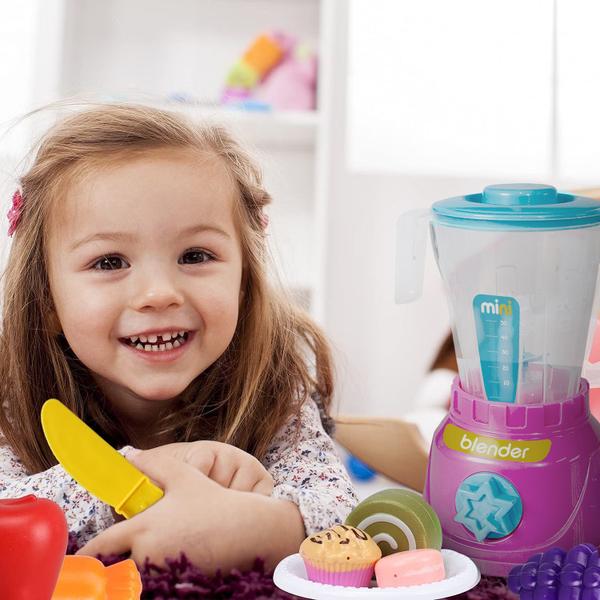 Imagem de Mini Liquidificador Para Cozinha Infantil 17 Cm - Bs Toys