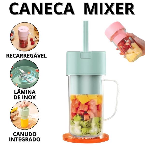 Mini Liquidificador Portátil 500ml - Nibus Imagem de Mini Liquidificador Portátil 500ml