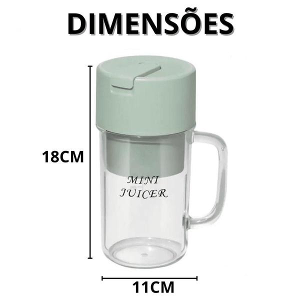 Mini Liquidificador Portátil 500ml - Nibus Imagem de Mini Liquidificador Portátil 500ml