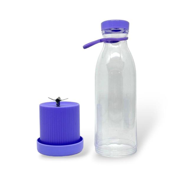 Mini Liquidificador Portátil 6 Facas 420ml - Top Útil Imagem de Mini Liquidificador Portátil 6 Facas 420ml