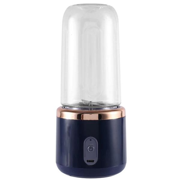 Mini liquidificador portátil 6 lâminas 400 ml - INTERPONTE Imagem de Mini liquidificador portátil 6 lâminas 400 ml