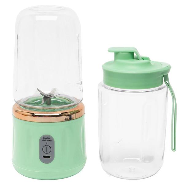 Mini liquidificador portátil 6 lâminas 400 ml - INTERPONTE Imagem de Mini liquidificador portátil 6 lâminas 400 ml
