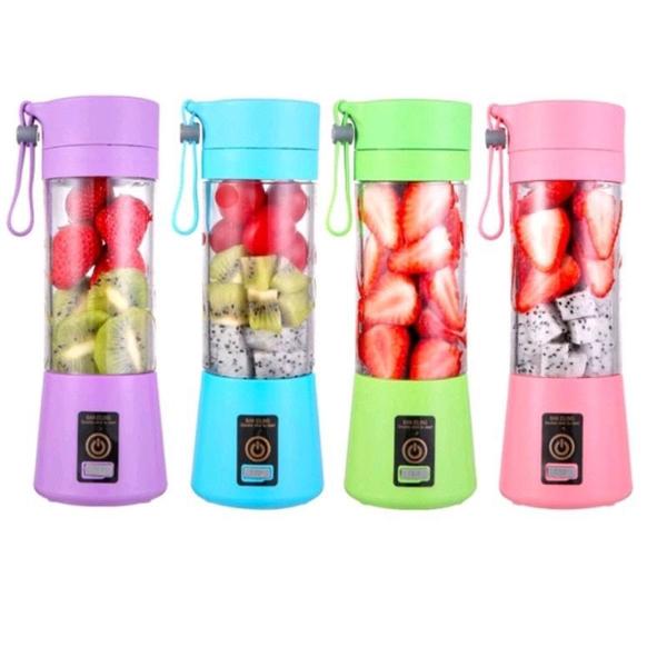 Imagem de Mini Liquidificador Portátil 6 Lâminas Para Suco Shake Cabo USB LQDFR