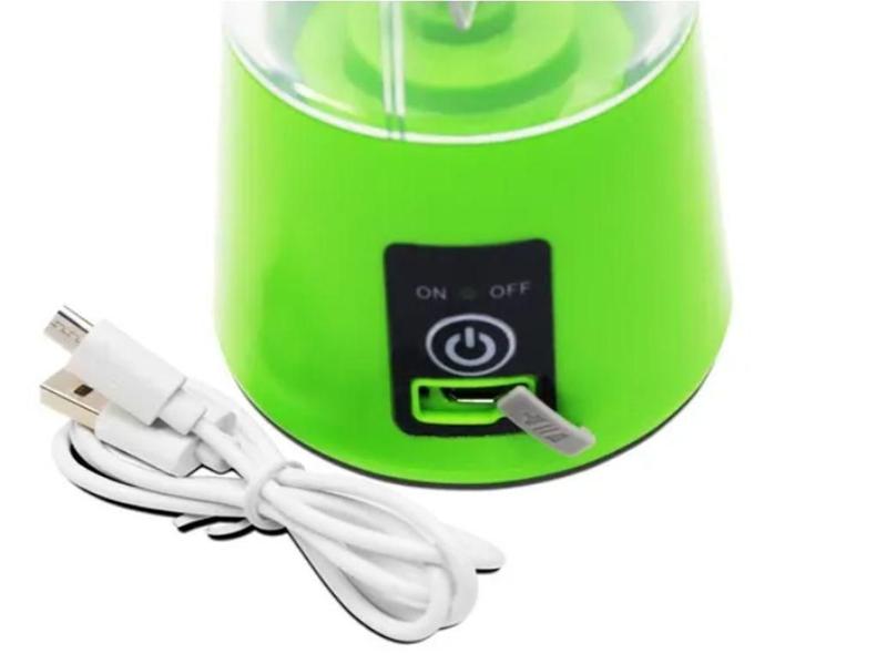 Mini Liquidificador Portátil Bateria Recarregavel - Verde - Import Imagem de Mini Liquidificador Portátil Bateria Recarregavel - Verde