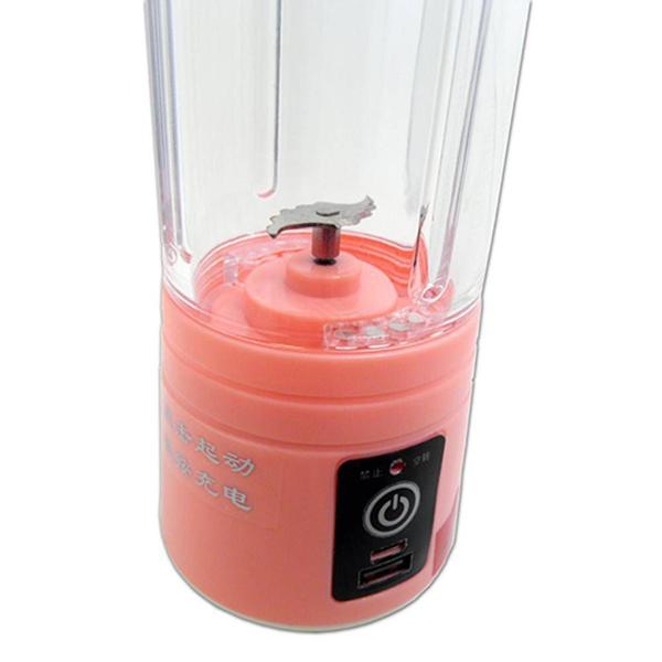 Mini Liquidificador Portatil Com Bateria Recarregavel Rosa - Hypem Imagem de Mini Liquidificador Portatil Com Bateria Recarregavel Rosa