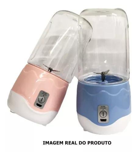 Mini Liquidificador Portatil De Suco Vitamina Elétrico 4 Lâminas 300ML - Arco Imagem de Mini Liquidificador Portatil De Suco Vitamina Elétrico 4 Lâminas 300ML