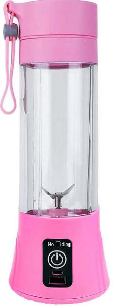 Mini Liquidificador Portátil Elétrico Recarregável USB Rosa - Bazar 110 Imagem de Mini Liquidificador Portátil Elétrico Recarregável USB Rosa