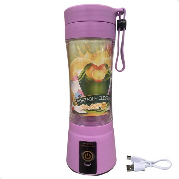 Mini Liquidificador Portátil Lorben Usb Recarregável Roxo Imagem de Mini Liquidificador Portátil Lorben Usb Recarregável Roxo