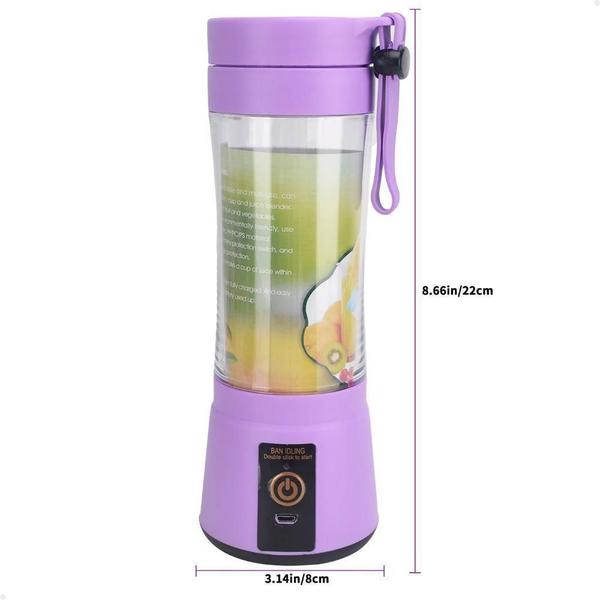 Mini Liquidificador Portátil Lorben Usb Recarregável Roxo Imagem de Mini Liquidificador Portátil Lorben Usb Recarregável Roxo
