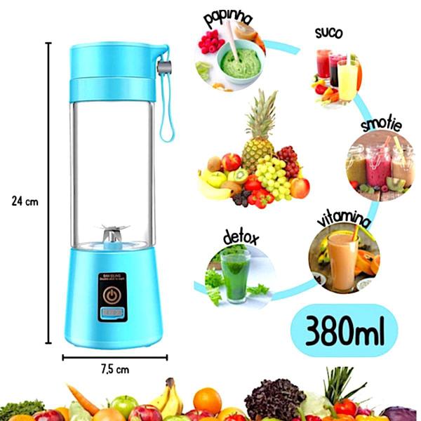 Mini Liquidificador Portatil Mixer B-MAX Mini Processador Imagem de Mini Liquidificador Portatil Mixer B-MAX Mini Processador