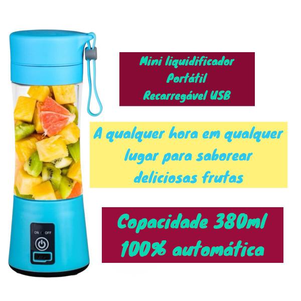 Mini Liquidificador Portatil Mixer B-MAX Mini Processador Imagem de Mini Liquidificador Portatil Mixer B-MAX Mini Processador