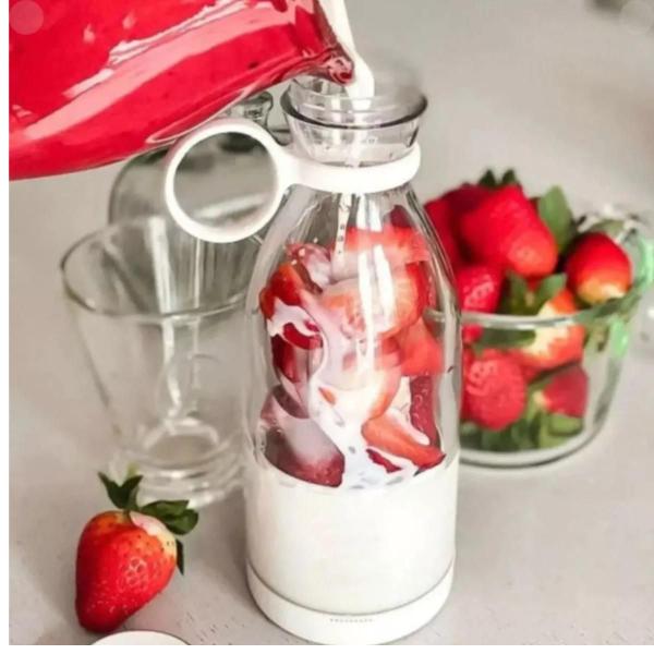 Imagem de Mini Liquidificador Portátil Mixer Shake Suco 420ml Premium