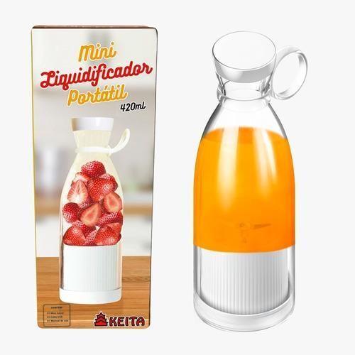 Imagem de Mini Liquidificador Portátil Multiuso Frutas E Legumes 420Ml