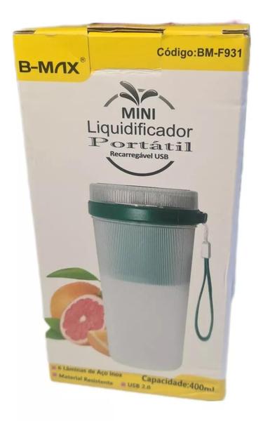 Imagem de Mini Liquidificador - Portátil Recarregáve - Mixer BM-F931