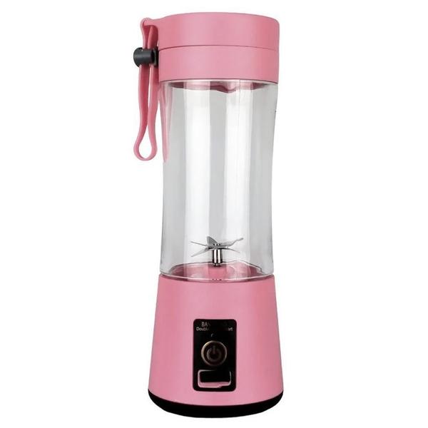 Mini Liquidificador Portátil Recarregável USB 4 Lâminas 380 Ml - Gici Casa Imagem de Mini Liquidificador Portátil Recarregável USB 4 Lâminas 380 Ml