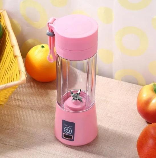 Mini Liquidificador Portátil Recarregável Usb 6 Lâminas - Ybx Imagem de Mini Liquidificador Portátil Recarregável Usb 6 Lâminas