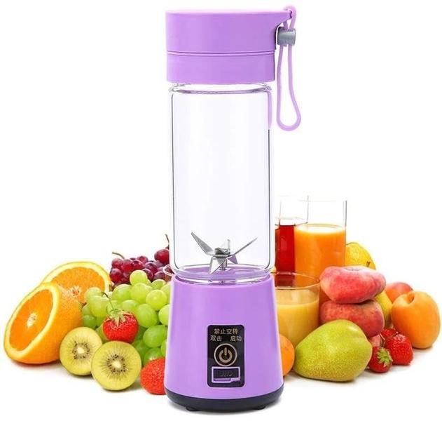 Mini Liquidificador Portátil - Roxo - 3.7V - Yepp Imagem de Mini Liquidificador Portátil - Roxo - 3.7V