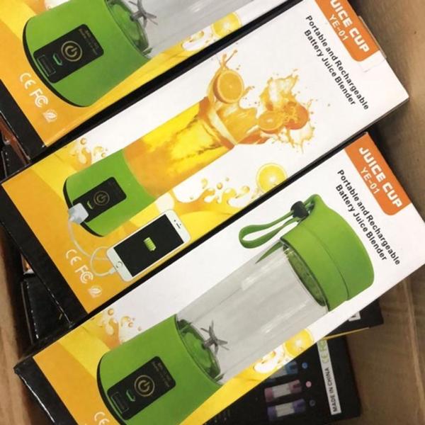 Mini Liquidificador Portatil Shake 2x1 Carregador - Joice Cup - Juice Cup Imagem de Mini Liquidificador Portatil Shake 2x1 Carregador - Joice Cup