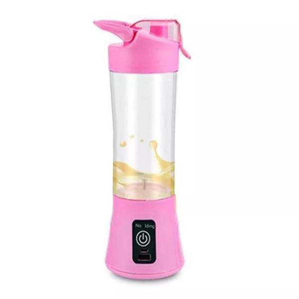 Imagem de Mini Liquidificador Portátil Shake Eletrico Juice Cup Rosa