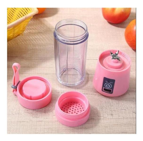 Mini Liquidificador Portátil Shake Suco Juice Cup + Cabo Usb - Alinee Imagem de Mini Liquidificador Portátil Shake Suco Juice Cup + Cabo Usb