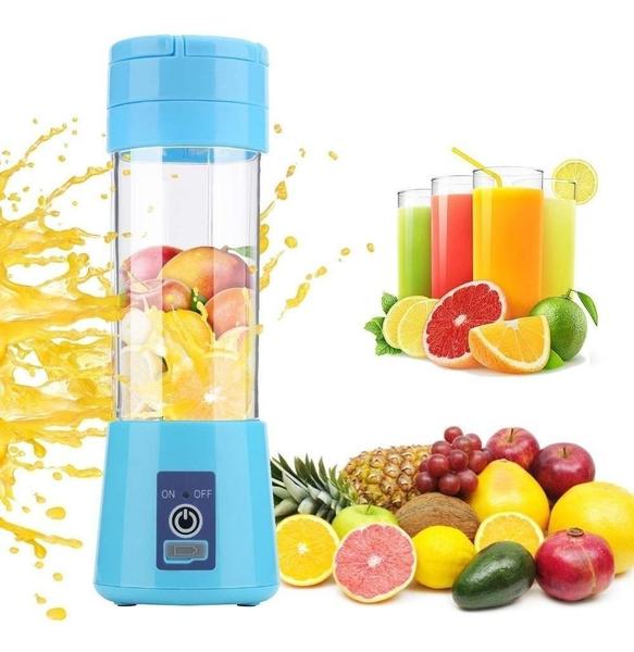 Mini Liquidificador Portátil Shake Suco Juice Cup + Cabo Usb - Alinee Imagem de Mini Liquidificador Portátil Shake Suco Juice Cup + Cabo Usb