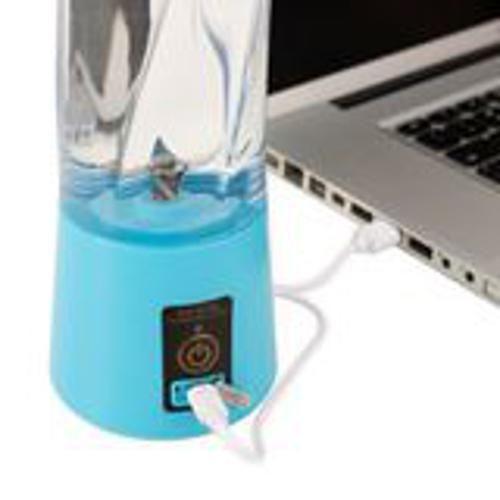 Mini Liquidificador Portátil Usb 300Ml - Azul - Nacional Imagem de Mini Liquidificador Portátil Usb 300Ml - Azul