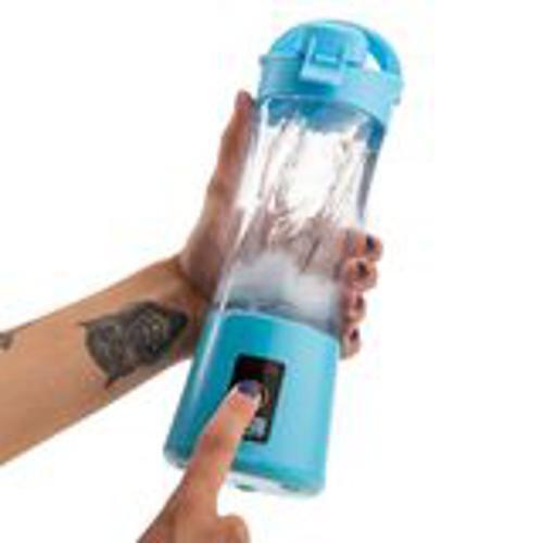 Mini Liquidificador Portátil Usb 300Ml - Azul - Nacional Imagem de Mini Liquidificador Portátil Usb 300Ml - Azul