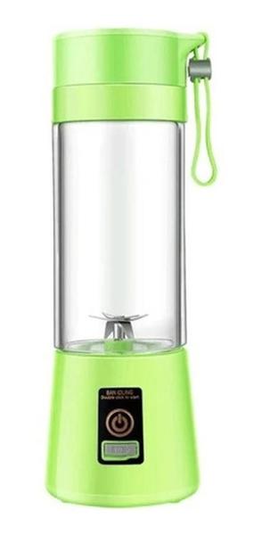 Mini Liquidificador Portátil Usb 380Ml - Verde - 3.7V - Yepp Imagem de Mini Liquidificador Portátil Usb 380Ml - Verde - 3.7V