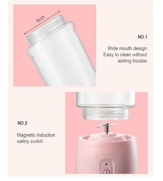 Mini Liquidificador Portátil Usb Shak Suco Copo Recarregavel - Jodi Produtos Imagem de Mini Liquidificador Portátil Usb Shak Suco Copo Recarregavel