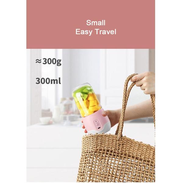 Mini Liquidificador Portátil Usb ShaSuco Copo 4 Lamina Recarregavel - PRIME Imagem de Mini Liquidificador Portátil Usb ShaSuco Copo 4 Lamina Recarregavel