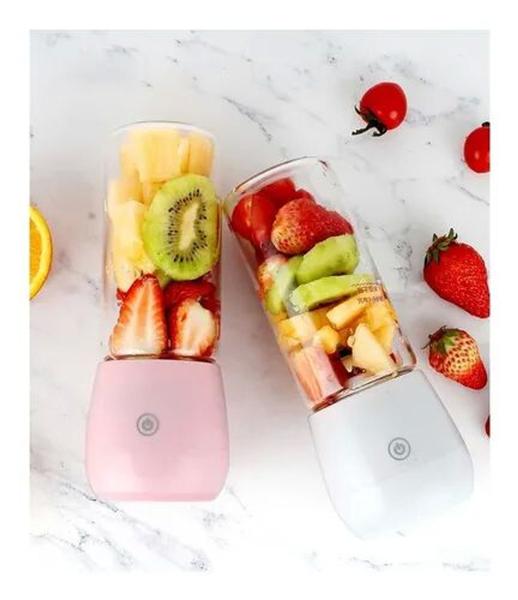 Mini Liquidificador Portátil Vidro 6 Lâminas Suco Gelo - B-max Imagem de Mini Liquidificador Portátil Vidro 6 Lâminas Suco Gelo