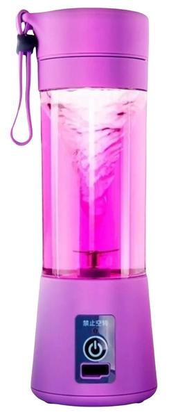 Mini Liquidificador Recarregável Usb Mixer Copo Portatil - Roxo - Aquilae Imagem de Mini Liquidificador Recarregável Usb Mixer Copo Portatil - Roxo
