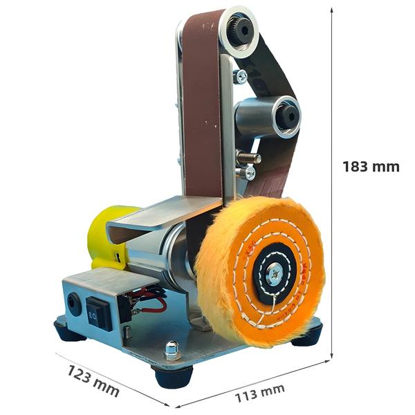 Imagem de Mini Lixadeira Elétrica Vertical - Máquina de Polimento e Afiação DIY