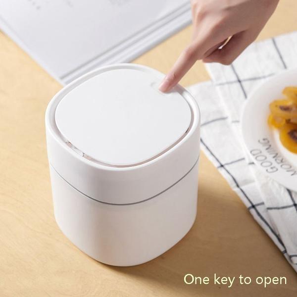 Imagem de Mini Lixeira de Mesa Wokex - Para Casa e Escritório - Branca